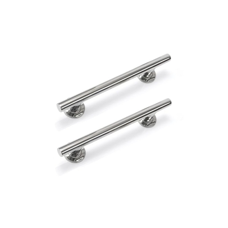 Stainless Straight Grab Rail 48cm - Pack of 2 -