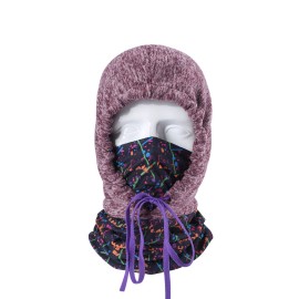 Unbranded Windproof Fleece Neck Winter Warm Balaclava Ski Full Face Mask for Cold Weather - 09 Coffee