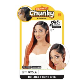 Zury Sis Beyond HD Lace Front Wig LF-Chunky Baby Hair Fayola (FFT CARAMEL BL)