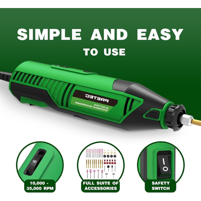 Electric Chainsaw Sharpener Kit – Multi-Purpose Chain Saw Sharpener Tool