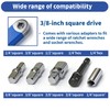 Extension wrench for tight spaces and offset extension wrench set