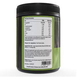 GN Vegan Protein 80 Protein Powder Tub | 1KG Pea Protein Powder - Plant Based | 24g Vegan Protein per Serving | Non-GMO, Gluten & Dairy Free | Manufactuted in The UK