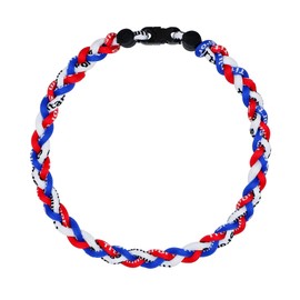 SUPBOMM Baseball Rope Necklaces, League Team Colors Braided Necklace, Baseball Team Gifts, Cubs
