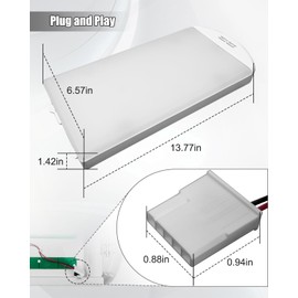 Replace W11527432 W11387579 W11333374 Refrigerator Light Module Fits for Whirlpool Maytag Amana Refrigerator LED Light Assembly