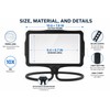 10X Hands-Free Full-Page Magnifying Glass with 50 LED Lights &