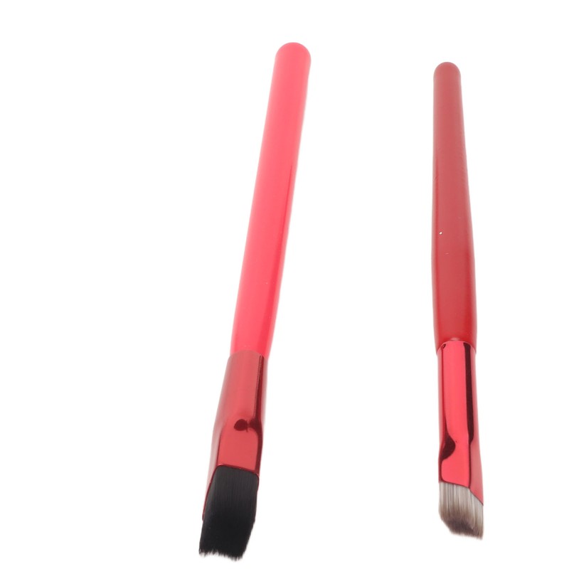 2 Pcs Eyebrow Brush Set Ultra Thin Bevel Multifunctional Makeup
