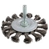 Surtek Carda circular trenzada alambre delgado 3" x 0.30 mm