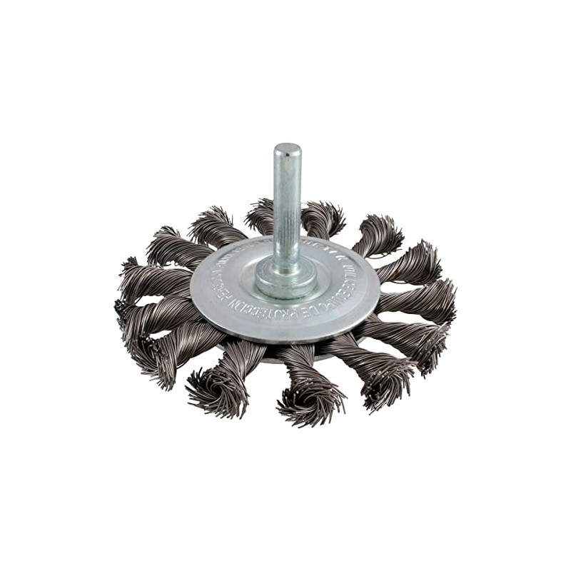 Surtek Carda circular trenzada alambre delgado 3" x 0.30 mm