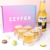 ZZYFGH Mini tazas de cerveza de plástico, mini vasos de