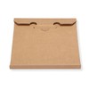 'Pack of 10 Single Vinyl Box 1/7 185X185X12 mm Strong
