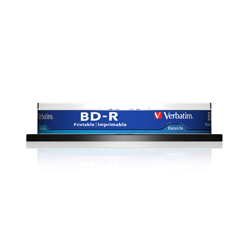 Verbatim 43804 25GB 6x BD-R SL Datalife Wide Inkjet Printable