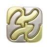 BePuzzled | Square Hanayama Metal Brainteaser Puzzle Mensa Rated Level