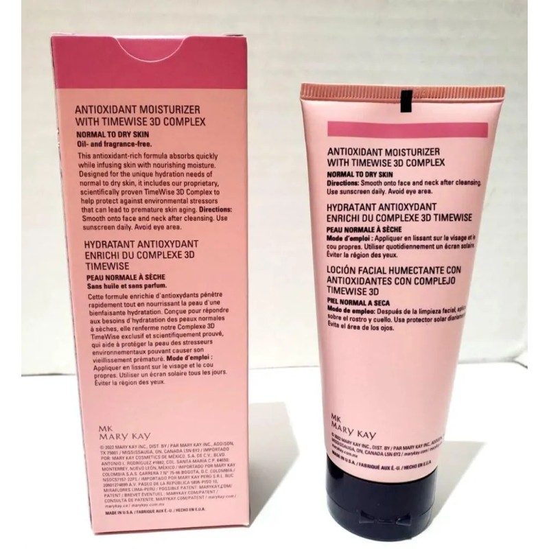 MARY KAY ANTIOXIDANT MOISTURIZER W/TIMEWISE 3D COMPLEX~NORMAL TO DRY~NIB