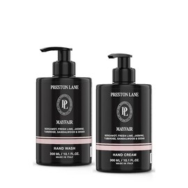 Preston Lane Hand Set, Scented Hand Wash & Hand Cream Duo, Hydrating & Nourishing, Mayfair, 10.1 Oz Each