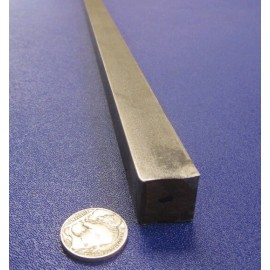 Basic 12L14 Square Carbon Steel Bars, 3/4" Square x 1 Ft Length, 2 Pcs,  2 Ft