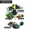Tnisesm 20Pcs 1UF 50V Electrolytic Capacitor 1 UF MFD 50