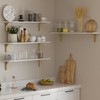 DINZI LVJ Long Wall Shelves, 39.4" Wall Mounted Shelves Set