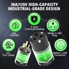 Yomiuwo 10 Pack 20 amp Female Extension Cord Ends Lighted