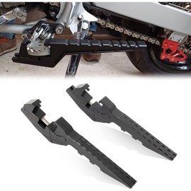 Dirt Bike Passenger Pegs for Ebike - PSLER Motorcycle Passenger Footpegs for Segway X160 X260 Electric Dirt Bike, Black