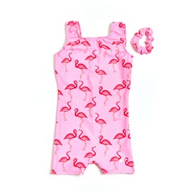 Destira Gymnastics Leotards Girl's Unicorn Magic Unitard | Pink | Child Medium (8-10) | Fabric/Lycra