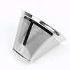 SagaSave Stainless Steel Coffee Filter, 4 Cone Coffee Filter Reusable