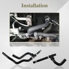 FUSCH Heater Hose Pipe Set with TEE Supply-Return Compatible with