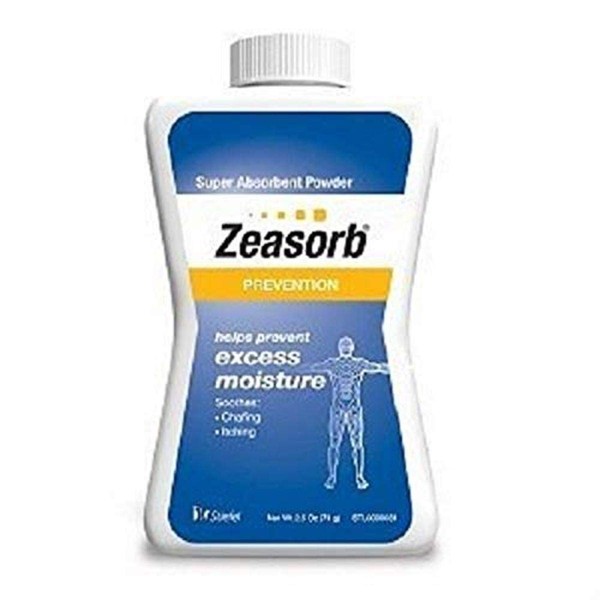 Zeasorb Excess Moisture Powder, 2.5 Ounces, Pack of 2