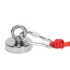 Strong Powerful Round Salvage Fishing Magnet with 20m Rope Kit