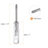 sourcing map 4Pcs PH0 Mini Phillips Screwdriver 2mm Magnetic Cross