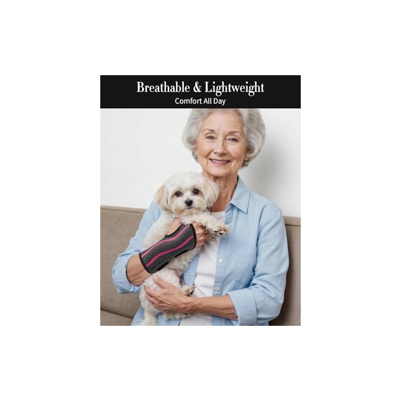 ABYON Carpal Tunnel Wrist Brace with Dual Contoured Stabilisers