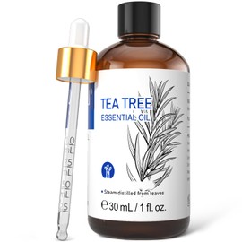 HIQILI Tea Tree Oil for Nail & Skin Care, Strengthens Nails