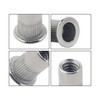 GIVIHGETI Pack of 200 Rivet Nuts M5 Stainless Steel Rivet