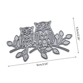 Owls Metal Die Cuts,Cutting Dies for Card Making Clearance,Embossing Dies for Scrapbooking, DIY Album Paper Cards Art Craft Decoration