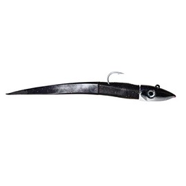 Dieter Eisele Sea Rubber Bait - Daredevil Twitcher 28 cm 155 g Black/Silver