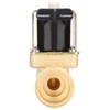 Solenoid Valve, Open Brass Solenoid Electromagnetic Valve G3/4" Normally Water