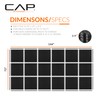 CAP Barbell 3/4-Inch Interlocking EVA Foam Exercise Puzzle Mats -