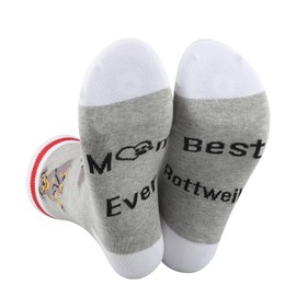PXTIDY Rottweiler Mom Gift Rottweiler Dog Socks Best Rottweiler Mom Ever Dog Lovers Novelty Socks Dog Mom Gifts