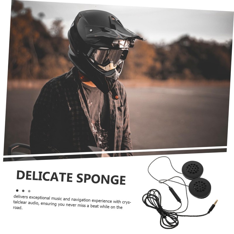 LALAFINA High Fidelity Motorcycle Hardhat Headset for Outdoor Sports Ergonomic
