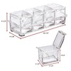 Clear Seasoning Rack Spice Pots by AIQI - 4 Piece