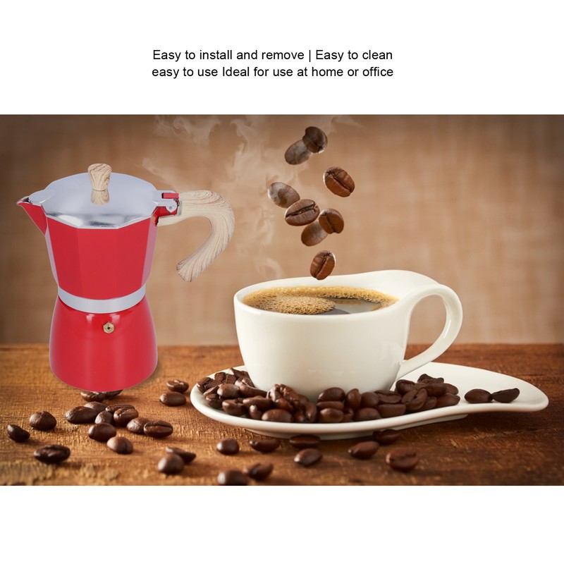300ML Coffee Pot Moka Maker Coffee Kettle for Gas Stove