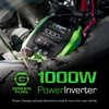 1000W Power Inverter 2000W Peak w/DC 12V to 3X 120V