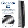 Giorgio G27 Handmade All Fine Tooth Pocket Comb, Hair Comb