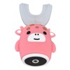 Kids U Shaped Toothbrush Pink Cartoon Electric 360° Tooth Rush