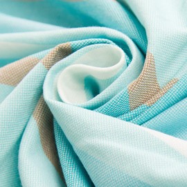 Hoppediz Ring-Sling, Baby-Tragetuch ab Geburt, 100 % schadstoffgeprüfte Baumwolle, Design Brest
