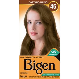 Bigen Polvo de color #46 Castaño claro 2 oz (paquete de 3)