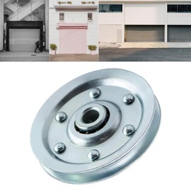 Fenteer Heavy Duty Garage Door Pulley,Sheave Pulley Metal Easy Installation Replacement 3 inch Pulley Wheel for Industrial,Commercial