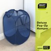 Smart Design Deluxe Mesh Pop Up Square Laundry Hamper w/