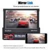 ESSGOO 7" Single 1 DIN Car Radio Stereo Apple Carplay