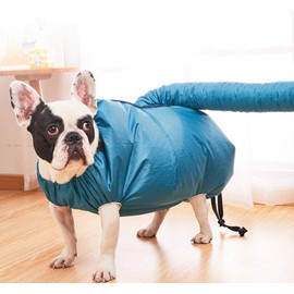 MESINURS Dog Dryer Blower Bag - Pet Shower Bath Hair Quick Drying Air Coat Grooming Tool for Bulldog, Corgi, Beagle, Puppy (L)