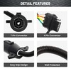 Oyviny 7 Way to 4 Way Trailer Plug Adapter, RV
